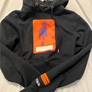 Black Graphic Hoodie
